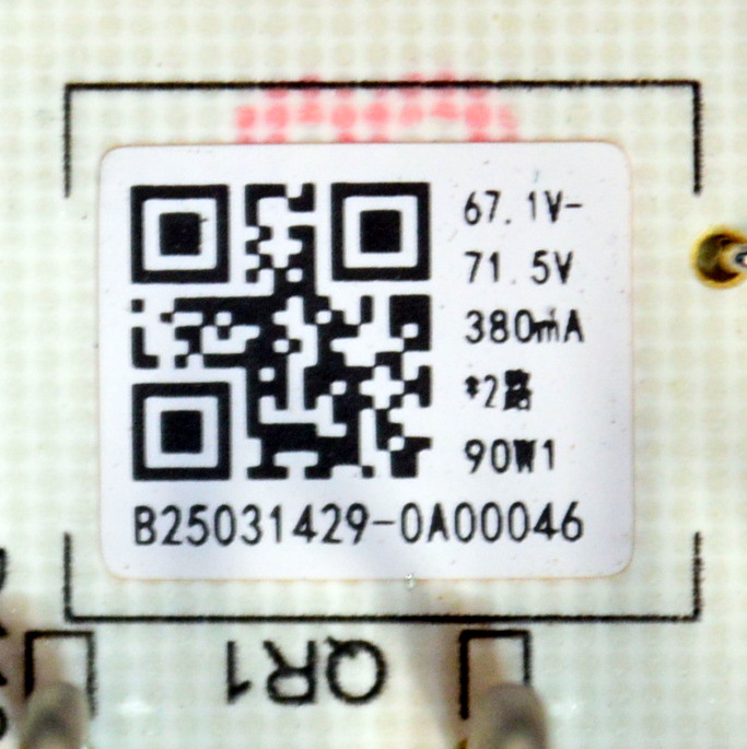 FUENTE DE PODER ORIGINAL PARA TV TCL / NUMERO DE PARTE 30102-000043 / PW.A100W2.772 / B25031429 / PANEL LVU550NDAL / DISPLAY ST5461D17-1 / MODELO 55S451G - Imagen 4