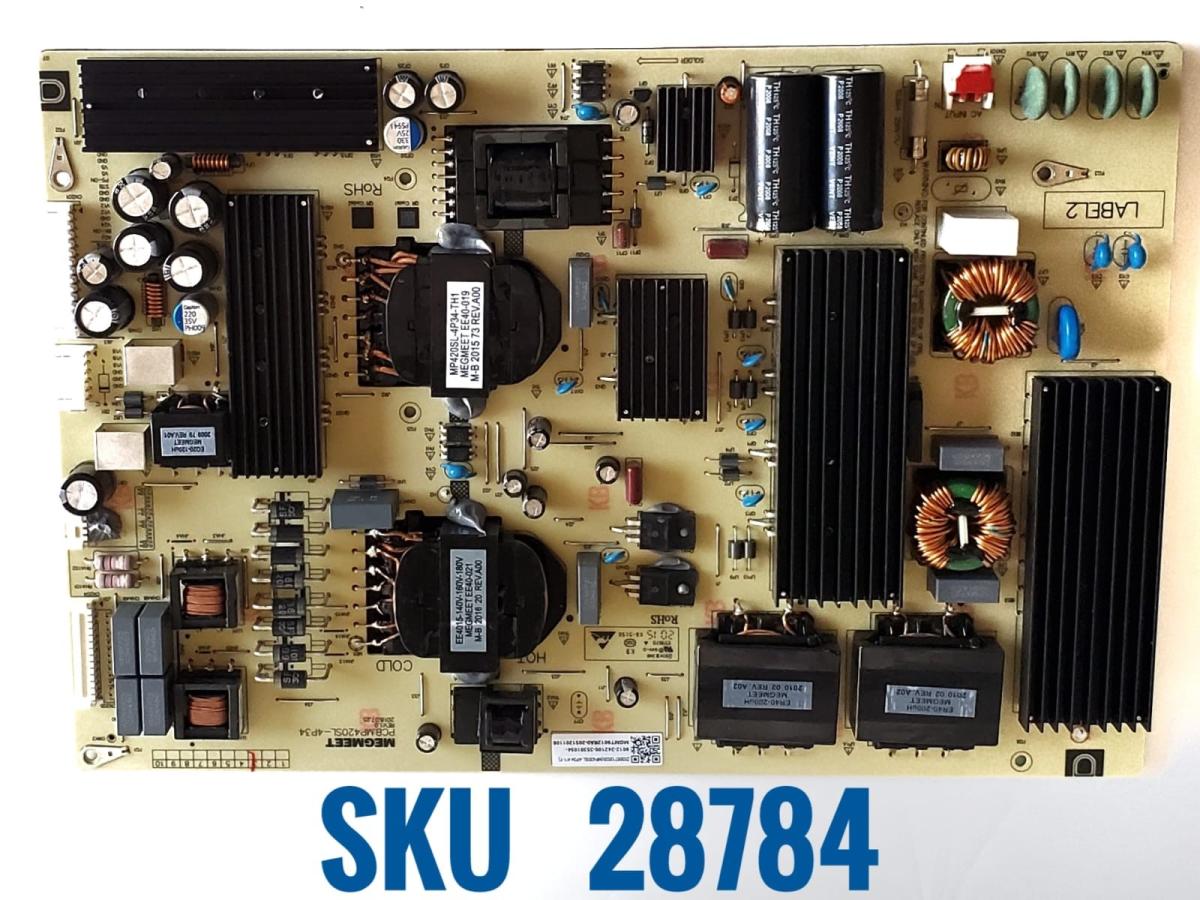 FUENTE DE PODER ORIGINAL PARA TV PROMETHEAN / TOUCHVIEW / NUMERO DE PARTE 9012-242100-35301054 / MP420SL-4P34-K1 / MP420SL-4P34 /MGMT9012RA0 / PANEL K650WDG1 / DISPLAY HV650QUB-F90 MODELO K650WDC1 / TVULTRA65