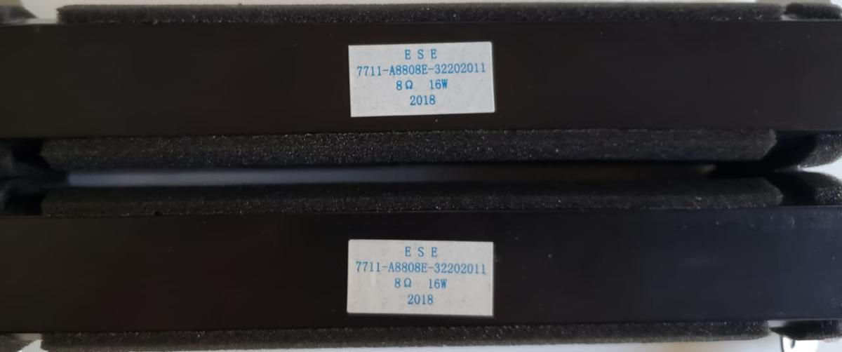KIT DE BOCINAS PARA TV PROMETHEAN  65" NUMERO DE PARTE 7711-A8808E-32202011 / E S E / 16W 8Ω  / MARCA PROMETHEAN / MODELO K650WDC1 / TVULTRA65 - Imagen 2