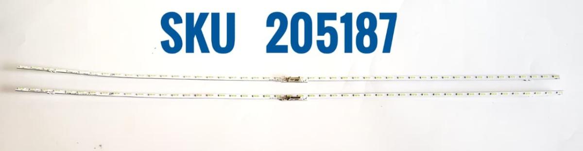 KIT DE LED'S PARA TV SAMSUNG ((2 PIEZAS)) / NUMERO DE PARTE  JL.E550q1720-408ES-R8P-M-HF / PANEL  CY-NC055HGHVYH / DISPLAY SG5461D11-2 VER.2.1/ MARCA SAMSUNG / MODELO LH55QMCEBGCXGO /