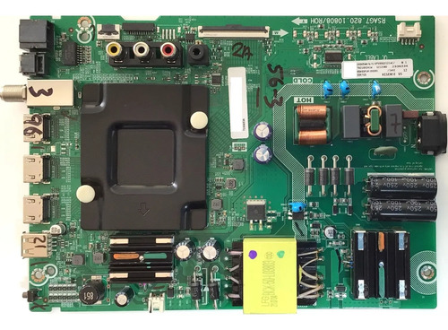 MAIN FUENTE ((COMBO)) PARA TV HISENSE 4K·UHD·HDR ((ROKU TV)) / NUMERO DE PARTE 293654 / RSAG7.820.10808/ROH / 293653 / 55AA53FUR(0009) / PANEL HD550Y1U62-T0L6\GM\CKD3A\ROH / DISPLAY PT550GS01-3 VER.2.3 / MODELO 55R7G5