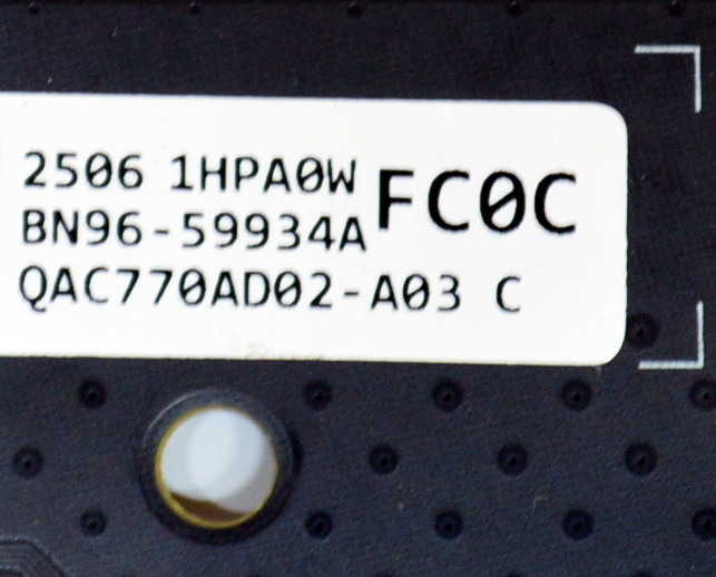 T-CON ORIGINAL PARA TV SAMSUNG / NUMERO DE PARTE BN96-59934A / 25_VBUATBPO7X_TV0.2 / QAC770AD02-A03 / LJ9453792F / BN9659934A / PANEL CY-AF077FMLV1H / MODELO QN77S90FDFXZA / QN77S90FDFXZA FA01 - Imagen 2