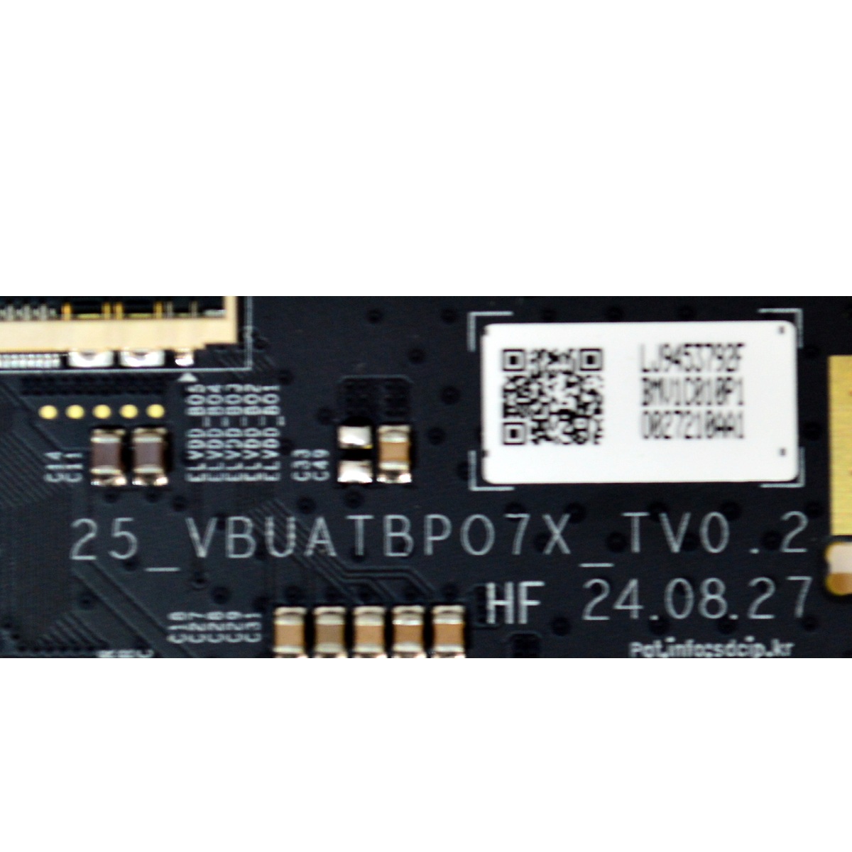 T-CON ORIGINAL PARA TV SAMSUNG / NUMERO DE PARTE BN96-59934A / 25_VBUATBPO7X_TV0.2 / QAC770AD02-A03 / LJ9453792F / BN9659934A / PANEL CY-AF077FMLV1H / MODELO QN77S90FDFXZA / QN77S90FDFXZA FA01 - Imagen 3