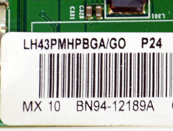 MAIN ORIGNIAL SAMSUNG / NUMERO DE PARTE BN94-12189A / BN97-13020D / BN9412189A / PANEL CY-KK043BGAVWH / MODELO LH43PMHPBGA/GO / LH43PMHPBGA/GO AA01 - Imagen 2
