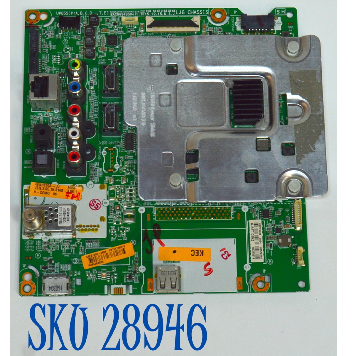 MAIN ORIGINAL PARA TV LG 4K UHD HDR SMART TV / NUMERO DE PARTE EBT64138319 / EAX66943504 / EAX66943504(1.0) / 63522219 / 64138319 / PANEL NC490DGE SADP3 / MODELO 49UH610A-UJ / 49UH610A-UJ.AUSWLOR