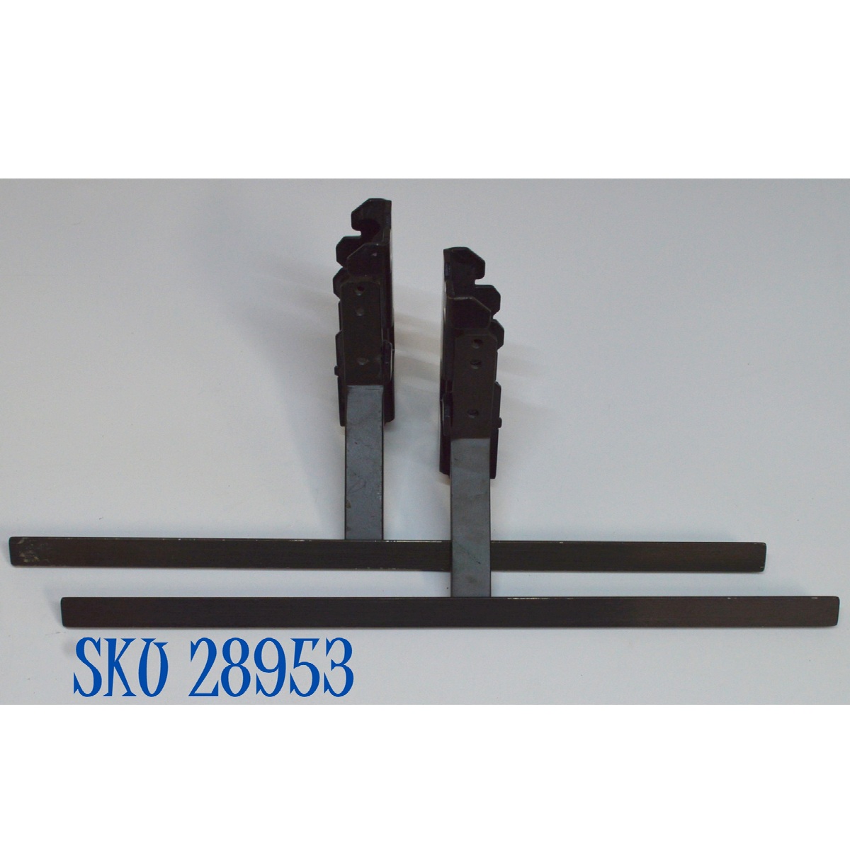 KIT DE BASES DE METAL ORIGINAL PARA TV SONY 2 PIEZAS / NUMERO DE PARTE 503437901 / 503438001 / 5035064 / 5035062 / 5-034-379-01 / 5-034-380-01 / MODELO XR-55A80CK / XR-55A80K / XR-65A80CK / XR-65A80K / XR-65A85K / XR-65A75K
