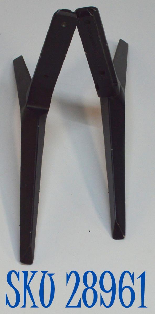 KIT DE BASES DE METAL ORIGINAL PARA TV VIZIO 2 PIEZAS / NUMERO DE PARTE 7F11B0000G000 / MODELO M65Q6-J09