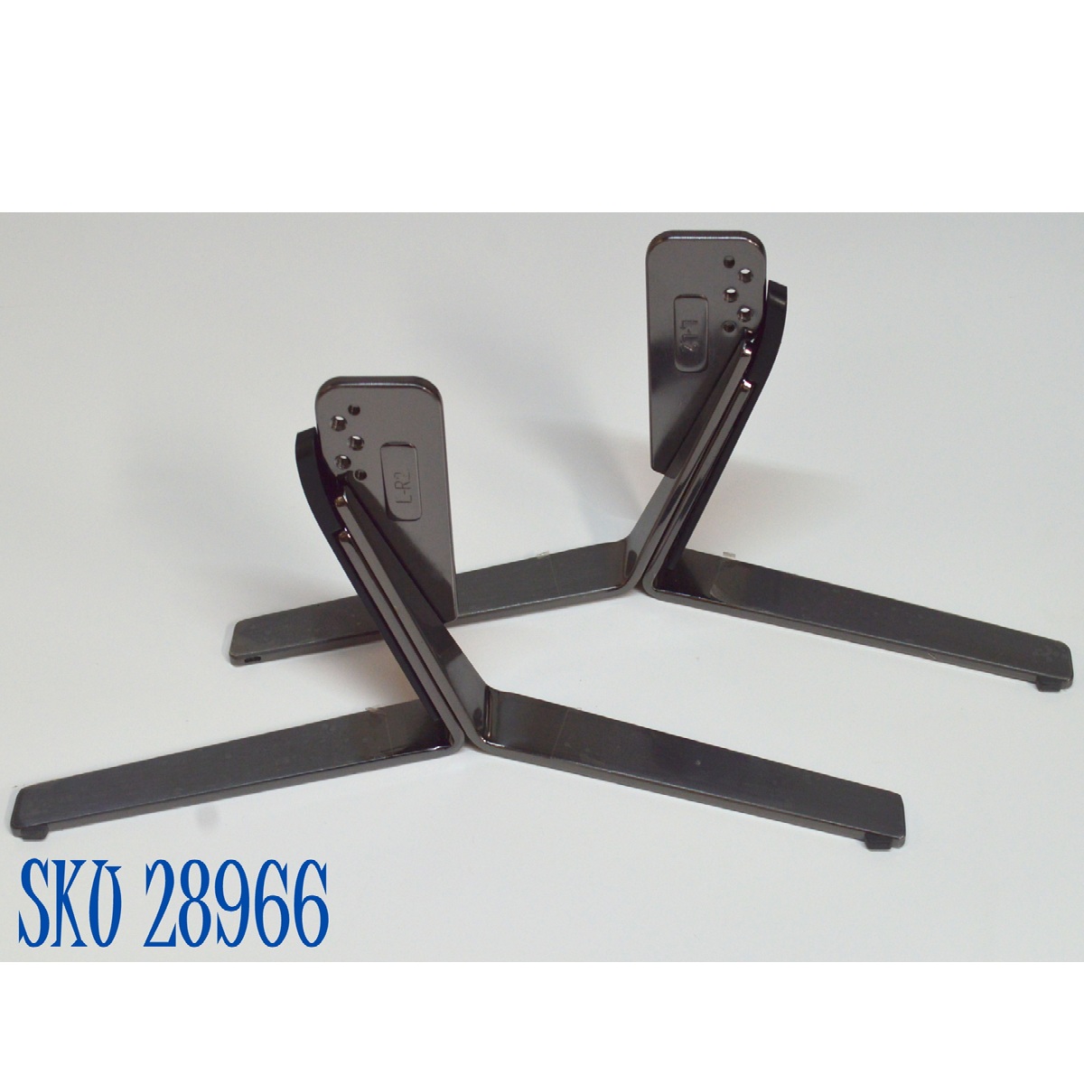 KIT DE BASES DE METAL ORIGINAL PARA TV SONY 2 PIEZAS / NUMERO DE PARTE 500935611 / 500935211 / 5-009-352-11 / 5-009-356-11 / 5-009-894-11 / SB1 L-L / SB2 L-R / MODELO XBR-55X950H