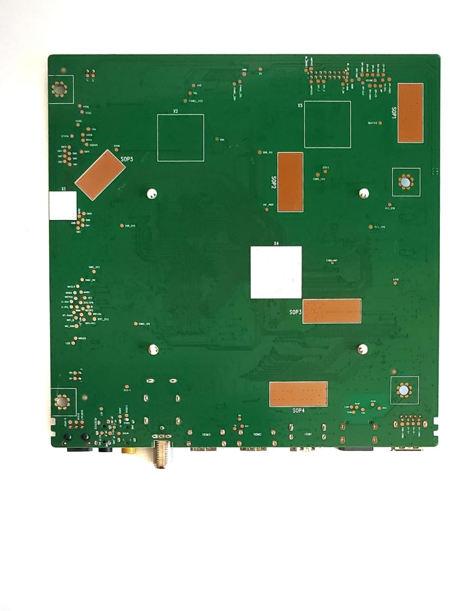 MAIN ORIGINAL PARA TCL QLED 4K  SMART TV  NUMERO DE PARTE  30800-001079 /  30801-001071 / 40-R75PT2-MAD2HG  /  11602-501074 / R75PT2/ DISPLAY V500DJ8-Q01 F4  / MARCA TCL / MODELO 50Q5K. - Imagen 3