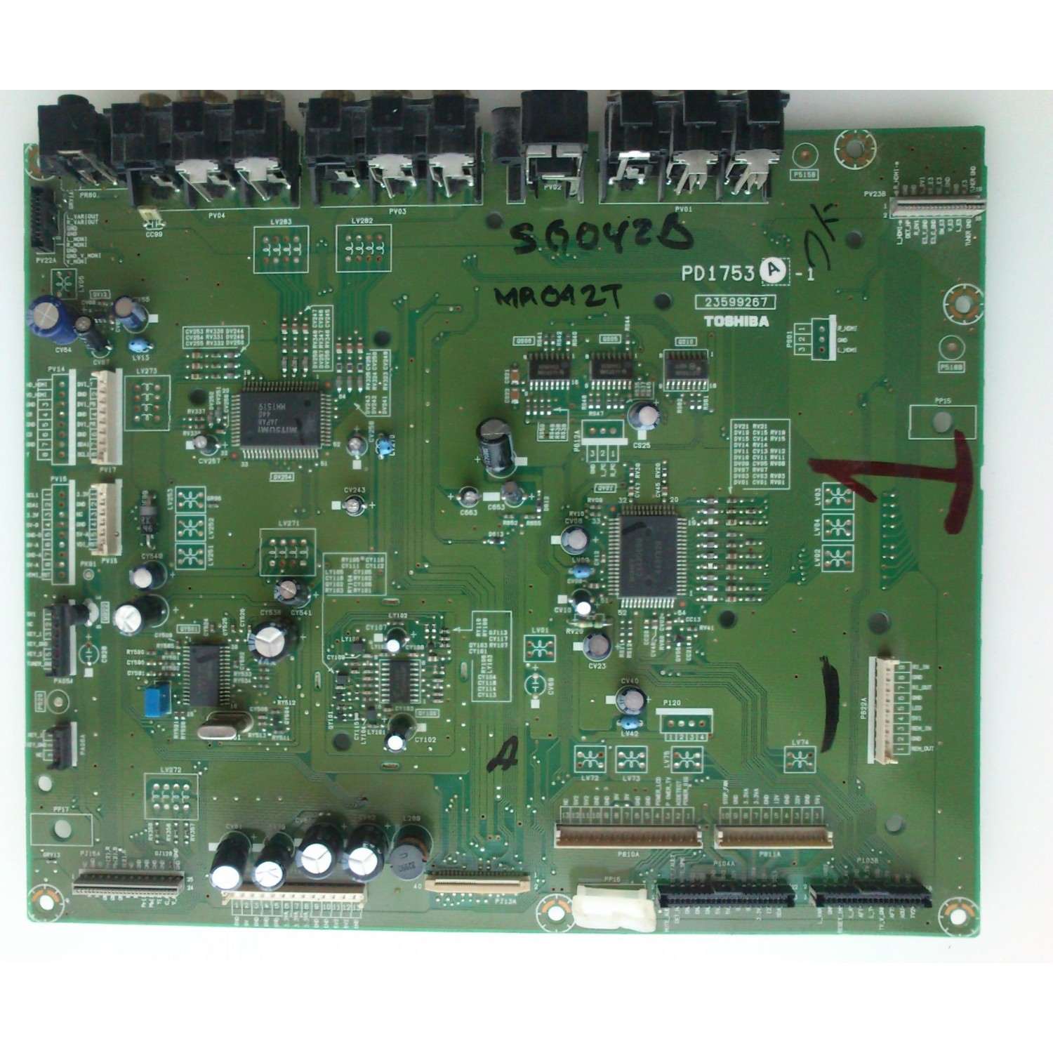 T-CON PARA TV INSIGNIA / NUMERO DE PARTE 34291100AV / CSC02-1 / ST5461D09-3 / PANEL TPT550WR-D093.L REV:S21B / MODELO NS-55F501NA22