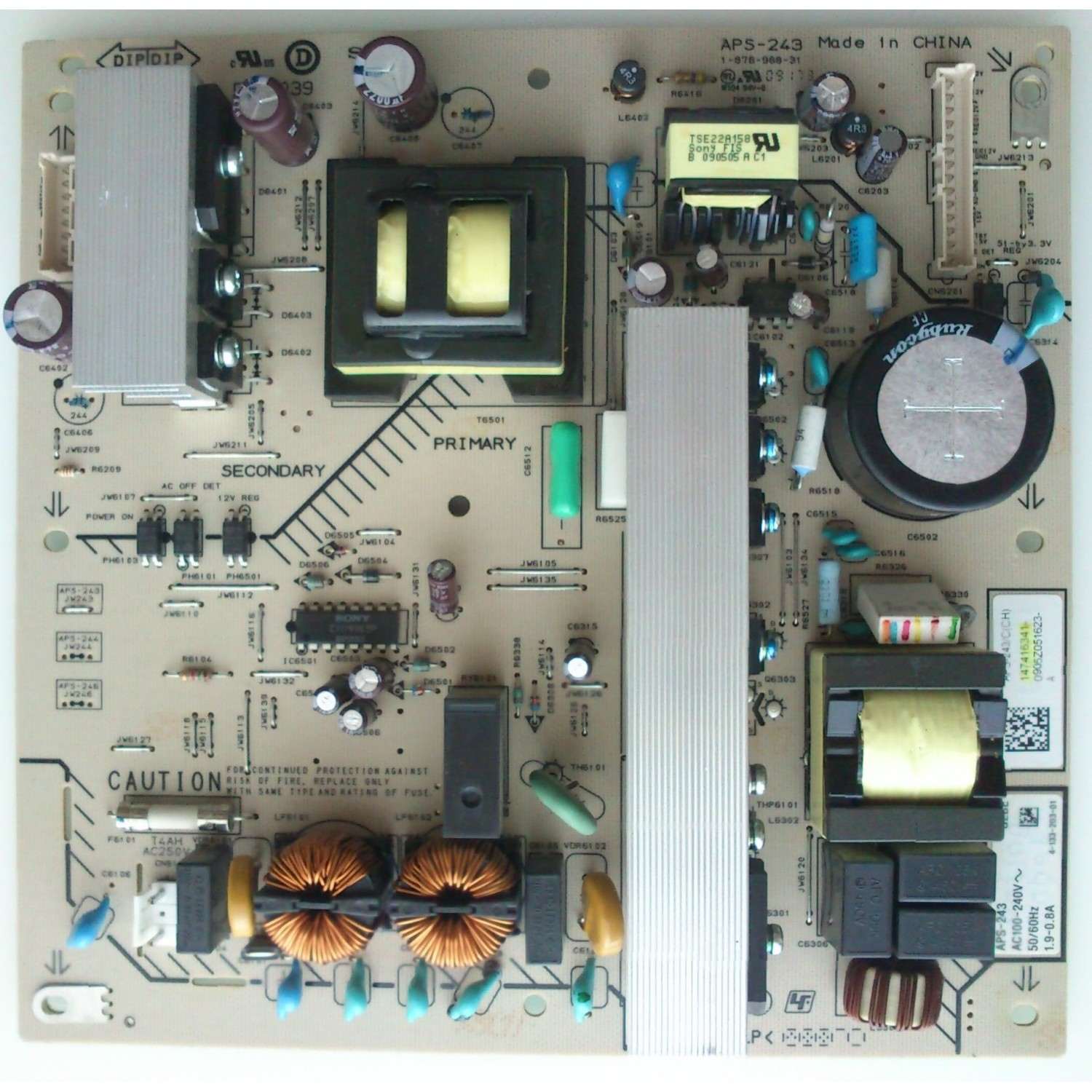 ADAPTADOR AC / NUMERO DE PARTE DV-07540S / INPUT: 120 VAC 60HZ 8.4W / OUTPUT: 7.5 VDC 400mA	