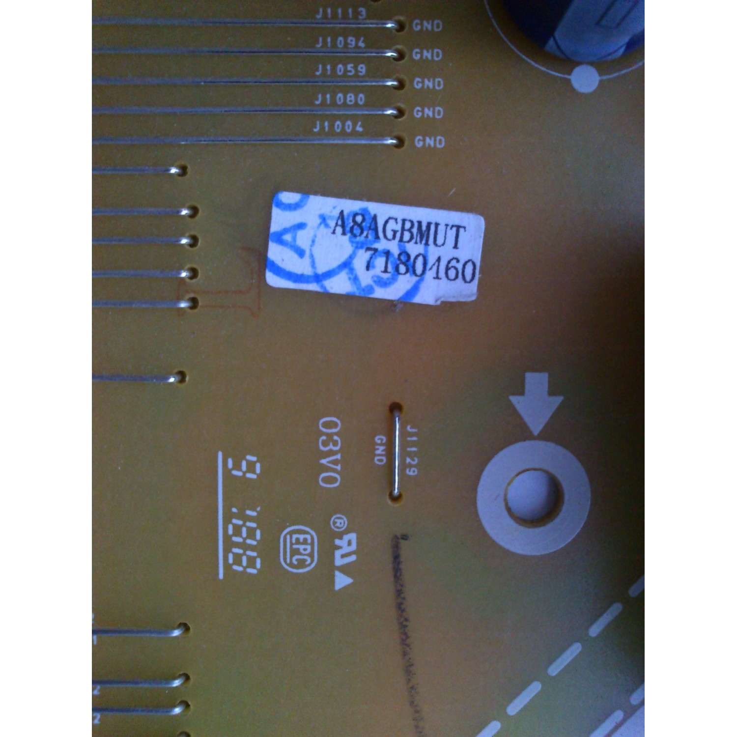 T-CON PARA TV SAMSUNG / NUMERO DE PARTE BN96-54037C / 21Y_VBUATPOR_ELCVT_V0.2 / BN9654037C / 54037C / NUMERO DE PANEL CY-AB055FLLV3H / MODELO QN55S95BAFXZA FC02 - Imagen 2