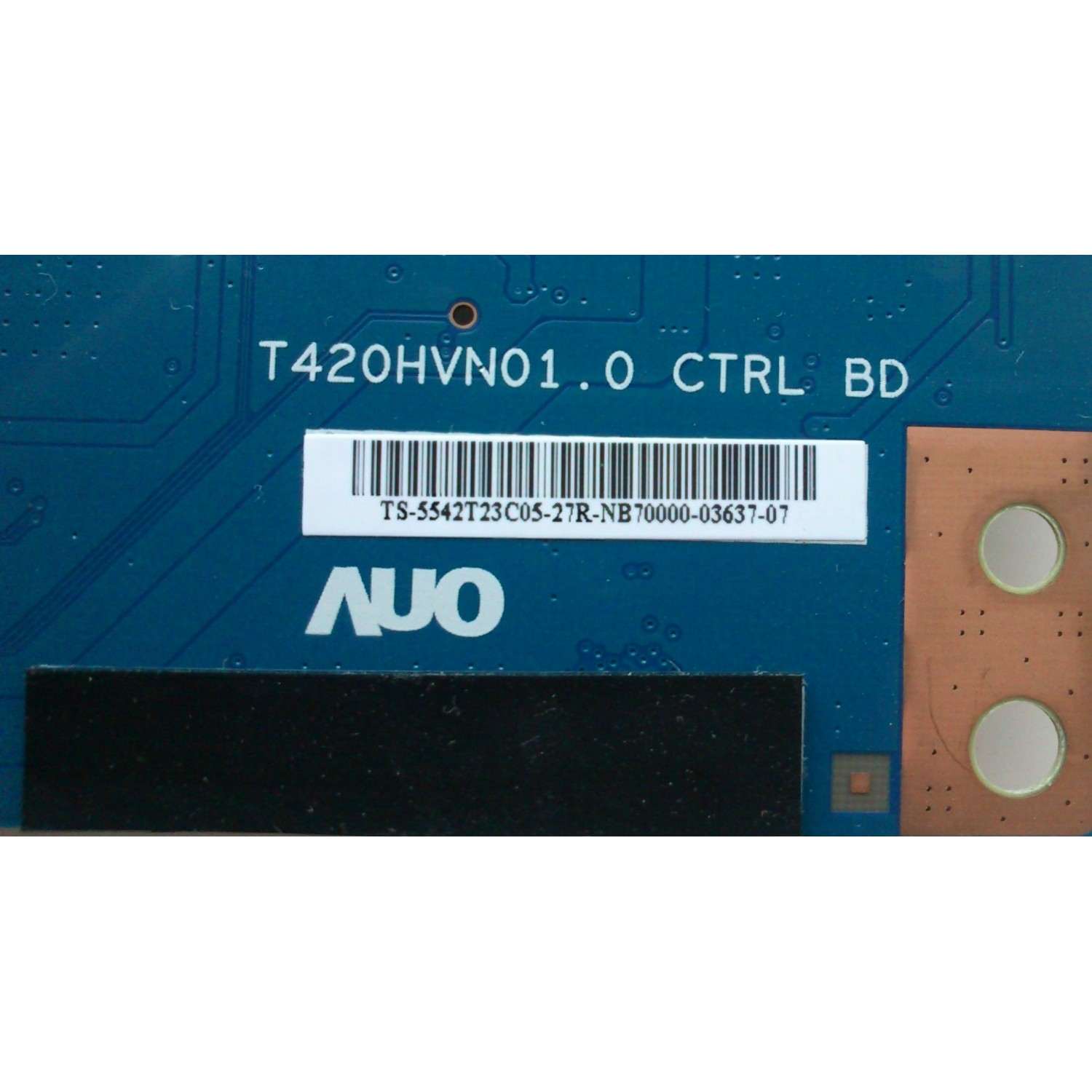 T-CON 5542T23C05 / AUO 55.42T23.C05  MODELO HITACHI LE42S606 - Imagen 2