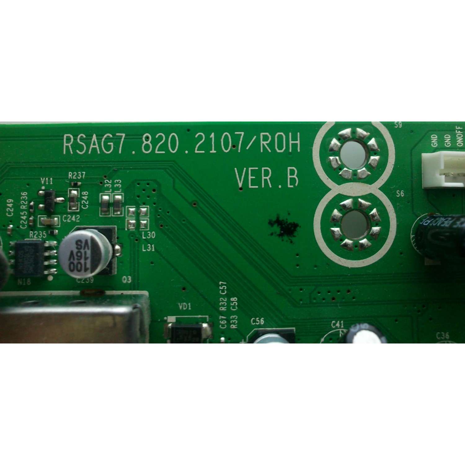 MAIN PARA MONITOR SAMSUNG / NUMERO DE PARTE BN94-13390D / BN41-02961 / BN9413390D / 13390D / BN97-15169C / NUMERO DE PANEL CY-PR236CGLV1F / MODELO C24RG50FZN - Imagen 3