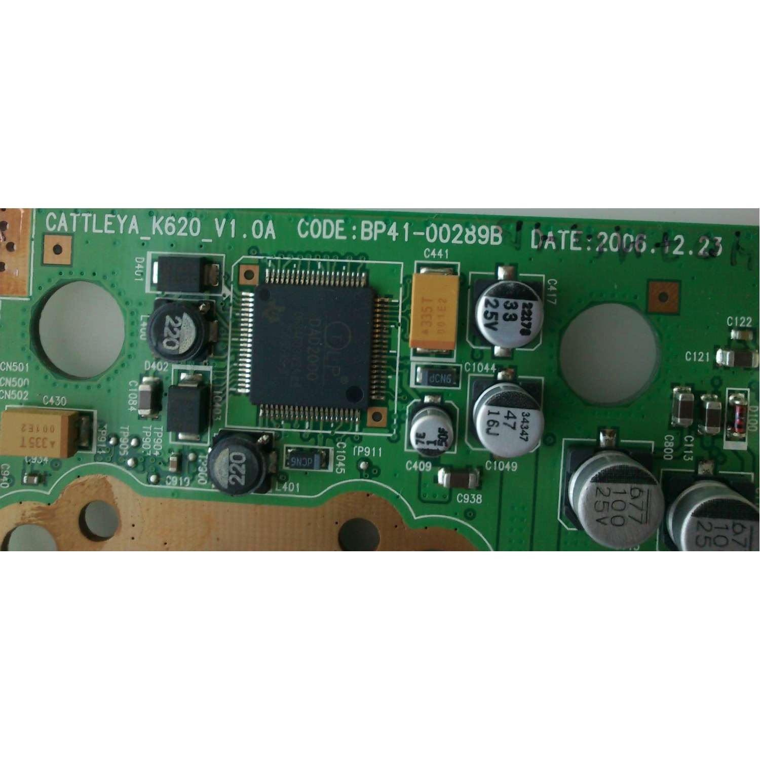 FORMATO DE DMD / SAMSUNG BP96-01829A MODELO LT5075SX/XAA - Imagen 3