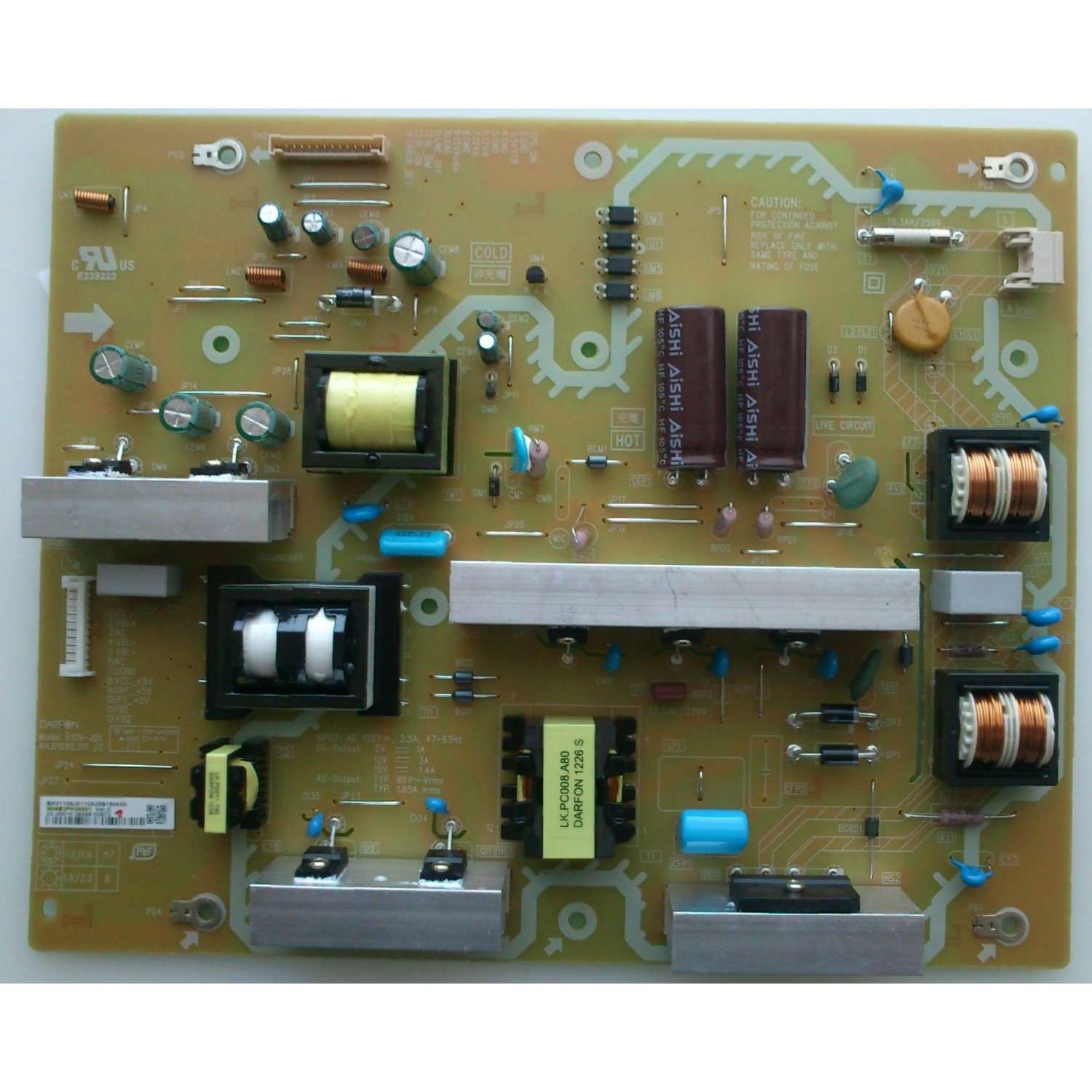 MAIN PARA MONITOR SAMSUNG / NUMERO DE PARTE BN94-10765F / BN41-02507B / BN9410765F / 10765F / NUMERO DE PANEL CY-PK235BNAV1H / DISPLAY 2143 M236HVR01.1 / MODELO LC24F390FHNXZA AA14