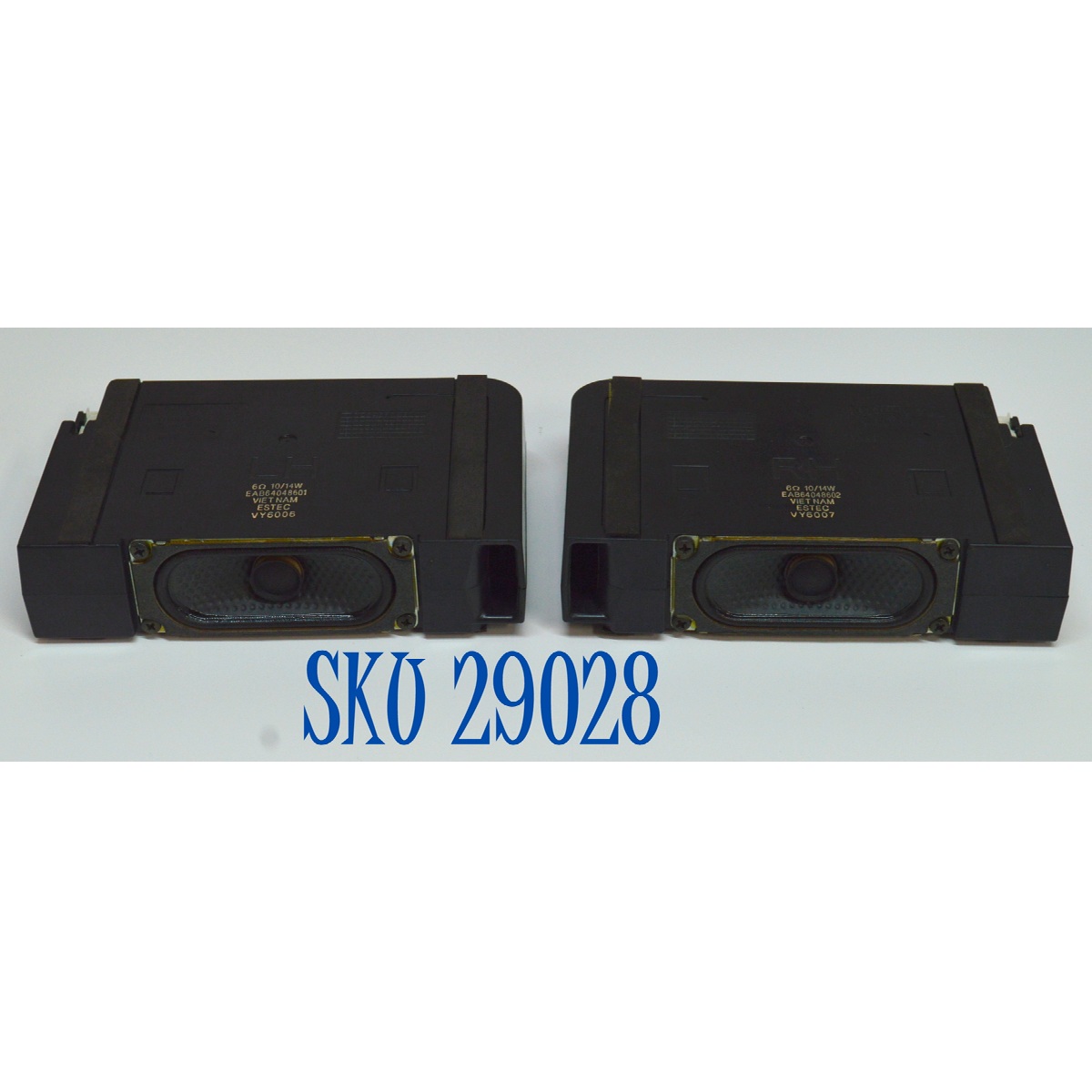 KIT DE BOCINAS ORIGINAL PARA TV LG 2 PIEZAS / NUMERO DE PARTE EAB64048601 / EAB64048602 / MCK68810101 / MCK68810102 / MODELO 49UH6100-UH