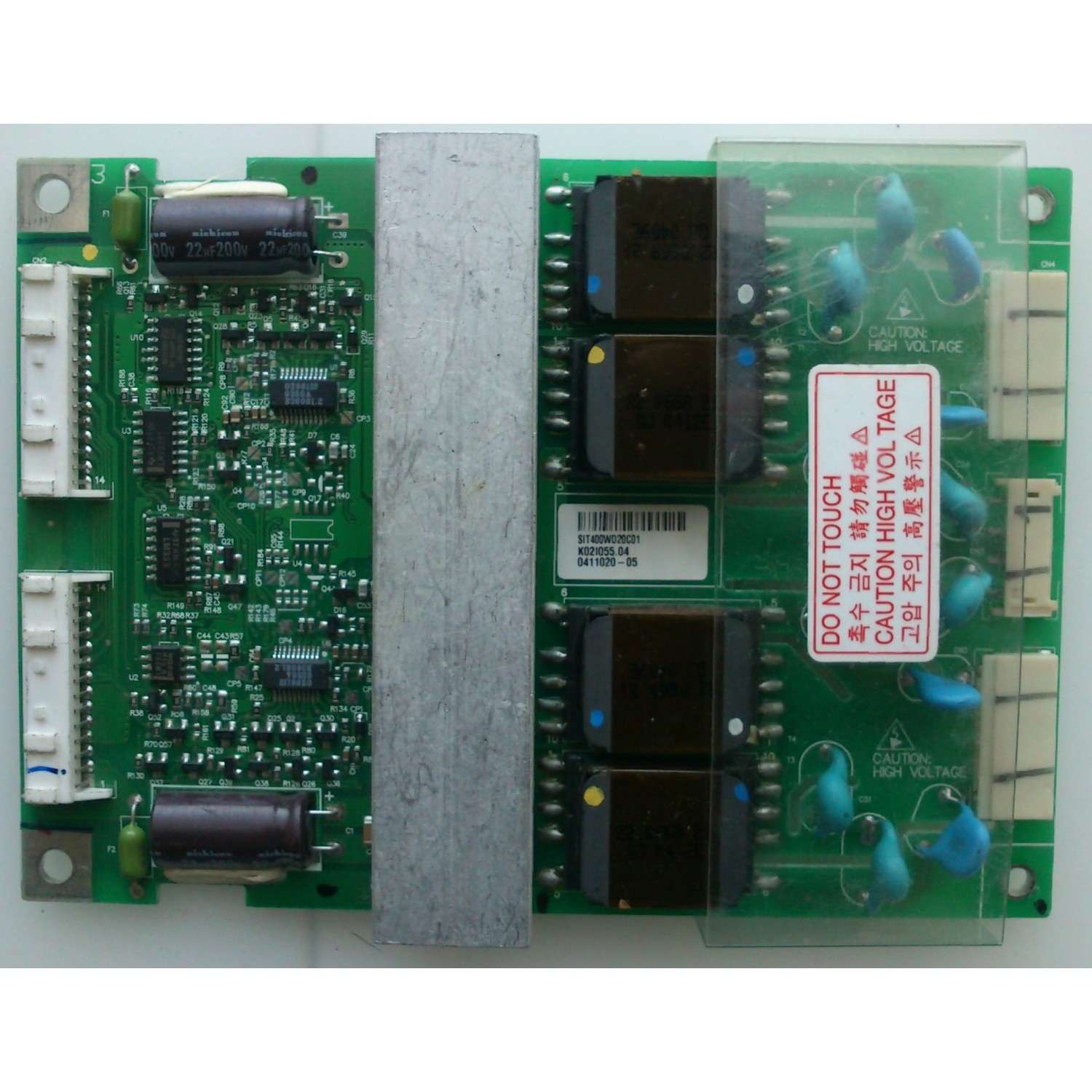 BACKLIGHT INVERTER / NEC SIT400WD20C01 / K02I055.04 / 0411020-05 / REV : 3 / PANEL LTA400W1-L01 / MODELOS L40HV201/ LCD4000-BK / RELISYS RLT4000