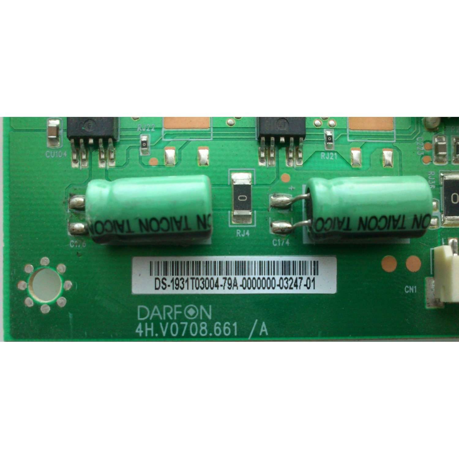 BACKLIGHT INVERSOR 1931T03004 / AUO 19.31T03.004  / 4H.V0708.661/A / MODELO JVC LT-32E479 - Imagen 3