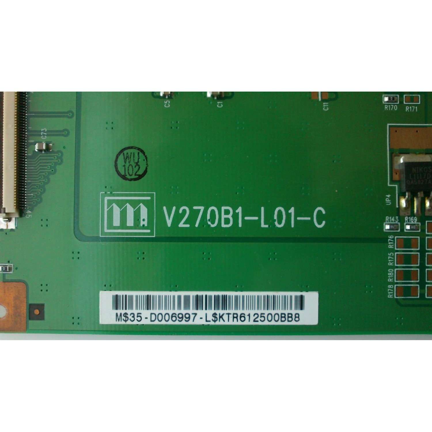 T-CON / WESTINGHOUSE 35-D006997 /  V270B1-L01-C / MODELO LTV-27W2 - Imagen 2