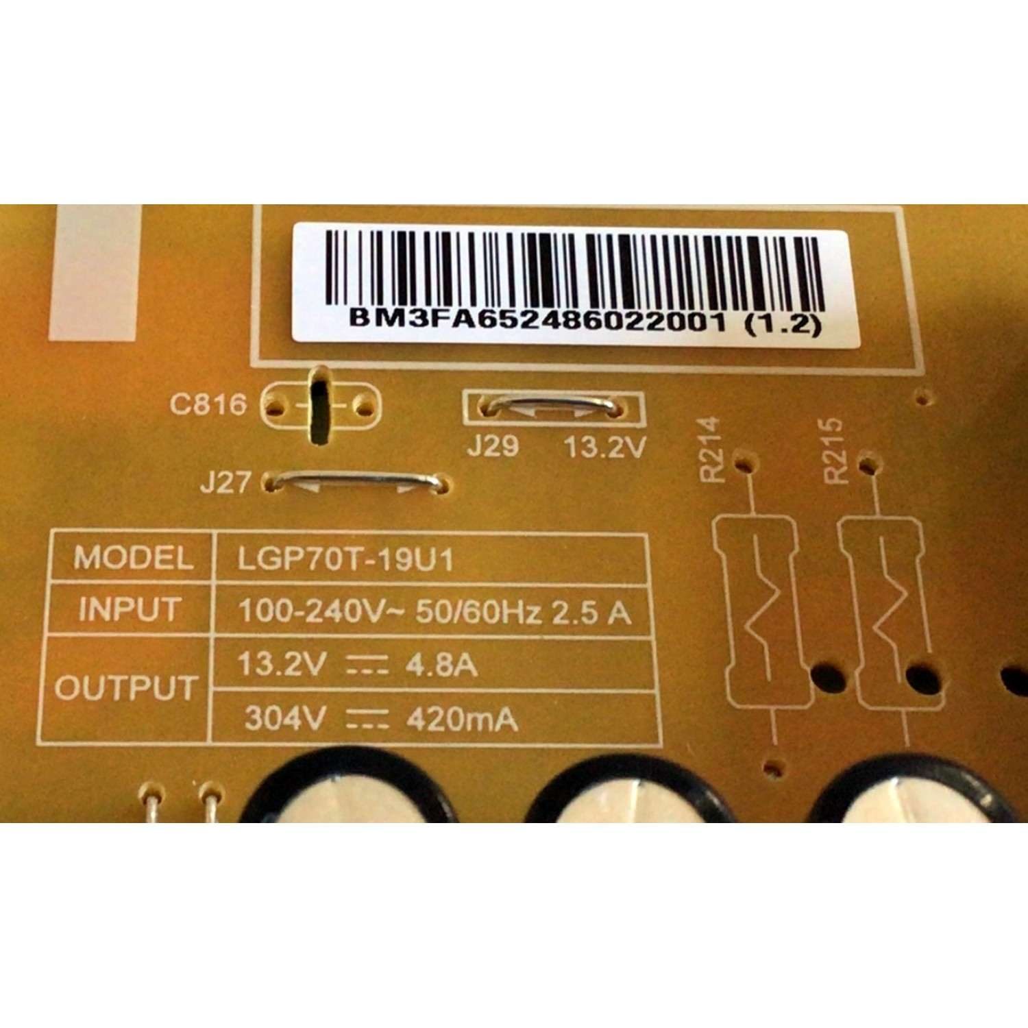 KIT DE TARJETAS PARA TV LG SMART TV / NUMERO DE PARTE MAIN EBT66527906 / EAX69083603 / T-CON RUNTK6396TPZG / RUNTK0418FV / FUENTE EAY65248602 / PANEL´S NC700DQE-VSHX7 / HC700DQN-VHXL7-21SX / MODELO 70UN6950ZUA / 70UN6950ZUA.BUSMLKR / 70UN6950ZUA.BUSMLJR - Imagen 2