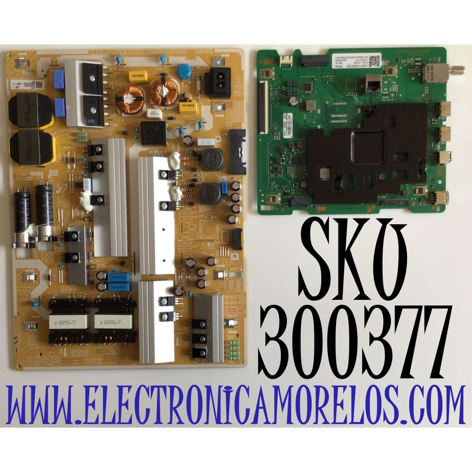 KIT DE TARJETAS PARA TV SAMSUNG / NUMERO DE PARTE MAIN BN94-15352S / BN41-02751A / BN97-16648B / FUENTE BN44-01065B / L82S6N_THS / BN4401065B / PANEL CY-BT082HGLV3H / MODELO UN82TU700 / UN82TU700DFXZA FA01