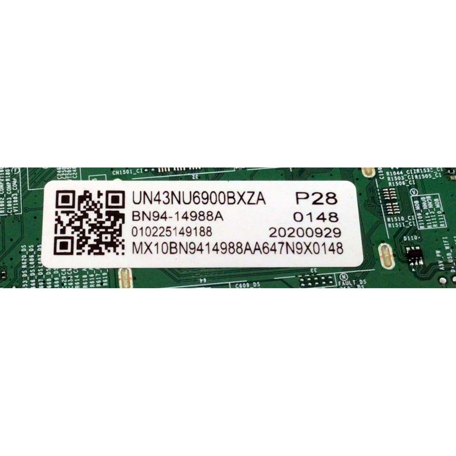 KIT DE TARJETAS PARA TV SAMSUNG CRYSTAL UHD 4K SMART TV / NUMERO DE PARTE MAIN BN94-14988A / BN41-02662A / BN97-15333C / K058C-485A / FUENTE BN44-00947G / L43E7_RDY / BN4400947G / PANEL CY-NN043HGEVMH / MODELO UN43NU6900 / UN43NU6900BXZA BC02 - Imagen 4