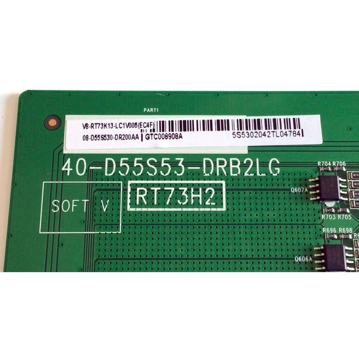 KIT DE TARJETAS PARA TV TCL / MAIN 08-CS55CUN-OC426AA / 40-RT73H2-MAA2HG / RT73H2 / RTD2873 / FUENTE 08-P241W0L-PW200AE / 40-P241WL-PWE1CG / DRIVER 08-D55S530-DR200AA / 40-D55S53-DRB2LG / T-CON 342911009L / ST5461D13-2-C-2 / 34.29110.09L / MODELO 55S535 - Imagen 3