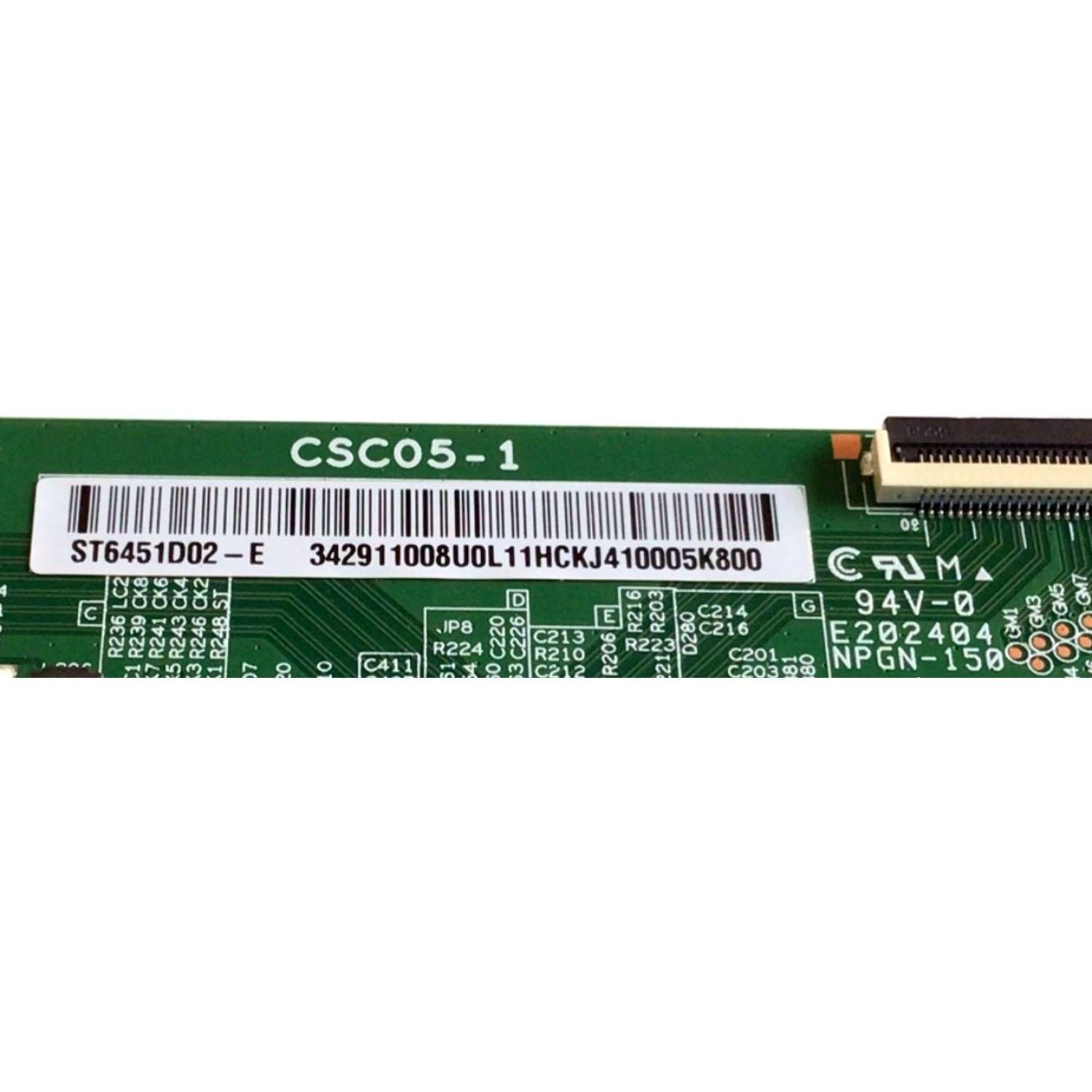 KIT DE TARJETAS PARA TV SONY SMART / MAIN A-5019-133-B / 1-005-204-11 / 1-002-204-11 / A5019133B / FUENTE 1-001-390-21 / APS-430 / T-CON 34.29110.08U / CSC05-1 / 342911008U / ST6451D02-E / PANEL YSAF065CNS01 / DISPLAY ST6451D02-E / MODELO KD-65X750H - Imagen 6