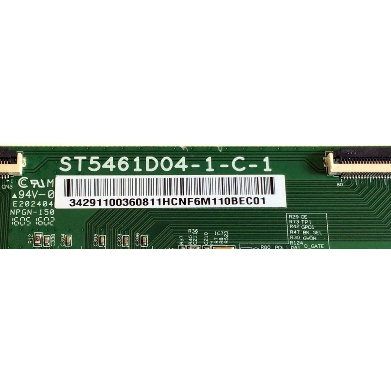 KIT DE TARJETAS PARA TV TCL·ROKU TV UHD SMART TV / MAIN T8-55NA2D-MA1 / 40-SX7KNA-MAG4HG / V8-SX70001-LF1V408 / FUENTE 81-PBE055-H95 /  SHG5504D01-101H / SHG5504D-101H / T-CON 34.29110.036 / ST5461D04-1-C-1 / 3429110036 / PANEL LVU550CS0T / MODELO 55US57 - Imagen 2
