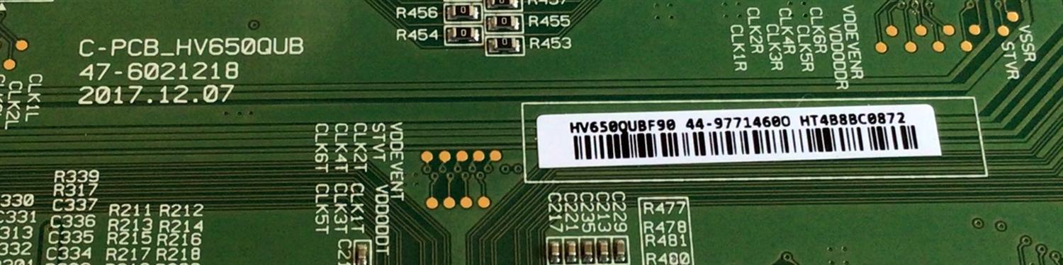 KIT DE TARJETAS PARA TV HISENSE·ROKU TV / MAIN 242999 / RSAG7.820.8252/ROH / 235929 / HU65A6100UWR / FUENTE 235738 / RSAG7.820.7911/ROH / HLL-5465WC / T-CON 44-9771460O / 47-6021218 / HV650QUBF90 / PANEL HD650S1U71\S1\GM\ROH / MODELO 65R6E HU65A6100UWR - Imagen 4
