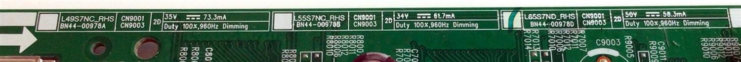 KIT DE TARJETAS PARA TV SAMSUNG / MAIN BN94-14259B / BN41-02695A / BN97-15737A / DRIVER BN44-00978D / L65S7ND_RHS / FUENTE BN44-00982A / L65S7NA_RHS / PANEL CY-TR065FLLVAH / DISPLAY BN9648160A / LSF650FF12-P02 / MODELO QN65Q70RAFXZA FC02 - Imagen 7