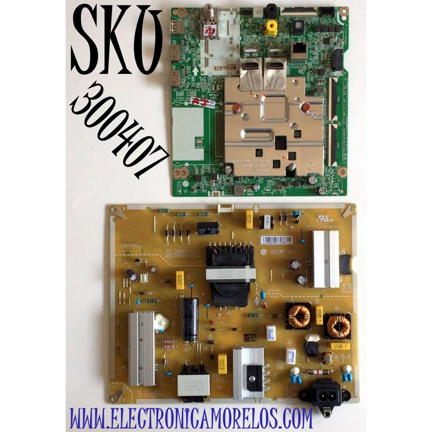 KIT DE TARJETAS PARA TV LG UHD 4K SMART / NUMERO DE PARTE MAIN EBT66516001 / EAX69109604 / FUENTE EAY65769211 / EAX69083101 / LGP65T-20U1 / EPCD16CA1A / PANEL NC650DQH-ABHX1 / MODELOS 65UN8500AUJ / 65UN8500PUI / 65UN8500PUI.BUSFLKR / 65UN8500AUJ.BUSFLKR