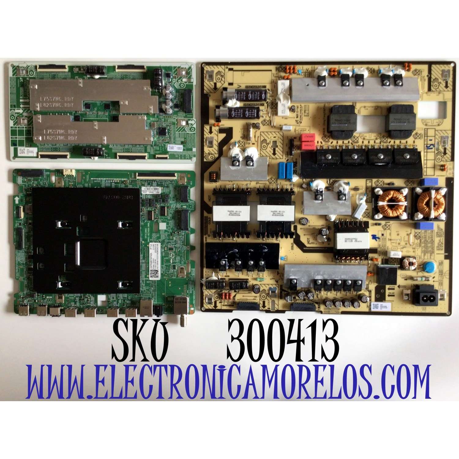KIT DE TARJETAS PARA TV SAMSUNG QLED 4K UHD SMART TV / MAIN BN94-15333Y / BN41-02749A / BN97-16592C / DRIVER BN44-01040A / BN4401040A / L75S8NC_TDY / FUENTE BN44-01038A / BN4401038A / L75S8NA_TDY / PANEL CY-TT075FMLV4H / MODELO QN75Q / QN75Q80TAFXZA FC04