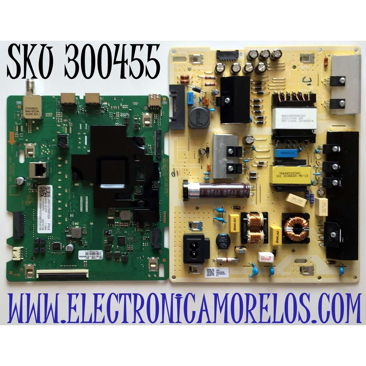 KIT DE TARJETAS PARA TV SAMSUNG MAIN BN94-16107X / BN41-02756C / BN97-17444Q / FUENTE BN44-01055A / L65S6N_TDY / BN4401055A / PANEL CY-BT065HGSV1H / MODELO UN65TU7000FXZA UA06