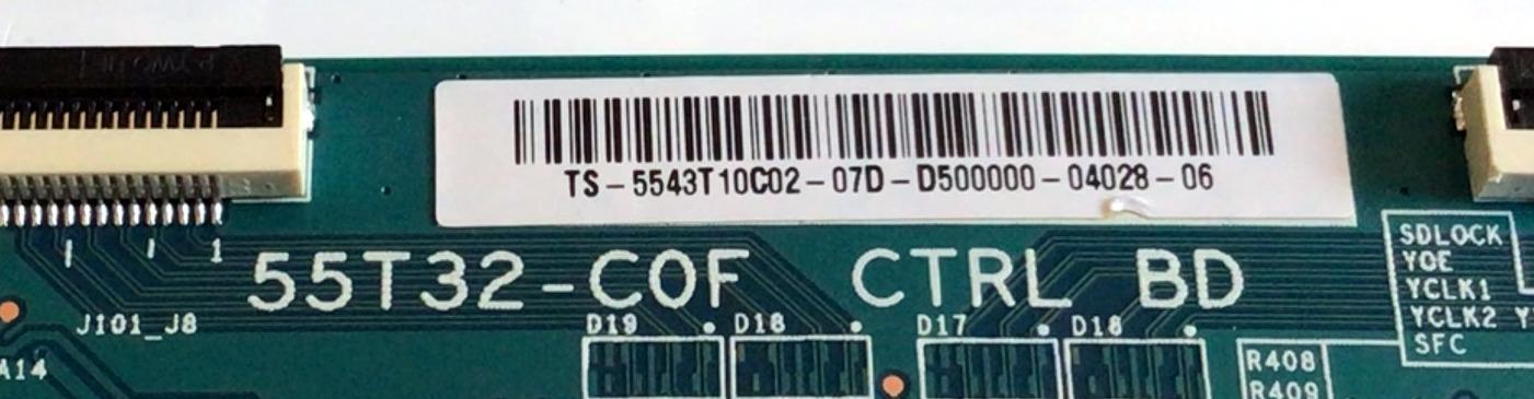 KIT DE TARJETAS PARA ONN·ROKU TV (43) / MAIN MS16010-ZC01-01 / 2E01413C0 / T-CON 55.43T10.C02 / 5543T10C02 / 55T32-C0F / FUENTE TV3903-ZC02-01 / E021M413-G2 / E021M413-E3 / E021M487-A2 / E021M413-E4 / PANEL LC430EGQ-SMM3 / T430QVN03.0 / MODELO 100012584 - Imagen 5