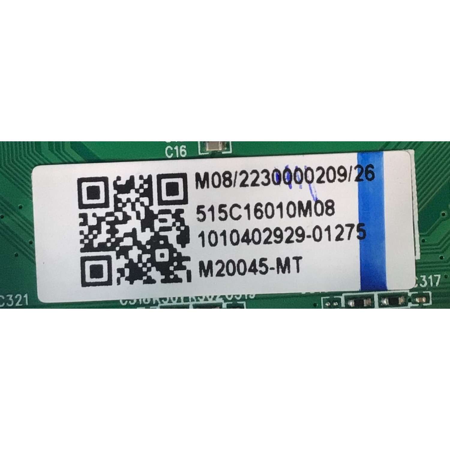 KIT DE TARJETAS PARA TV ONN / MAIN MS16010-ZC01-01 / 515C16010M08 / 1010402929-01275  / FUENTE TV5006-ZC02-02 / 20200520 / 1010398077-02977  / T-CON 55.50T32.C11 / 55T32-C0F CTRL BD / 5550T32C11 / PANEL T500QVN03.7 / MODELO 100012585 (50 PULGADAS) - Imagen 4