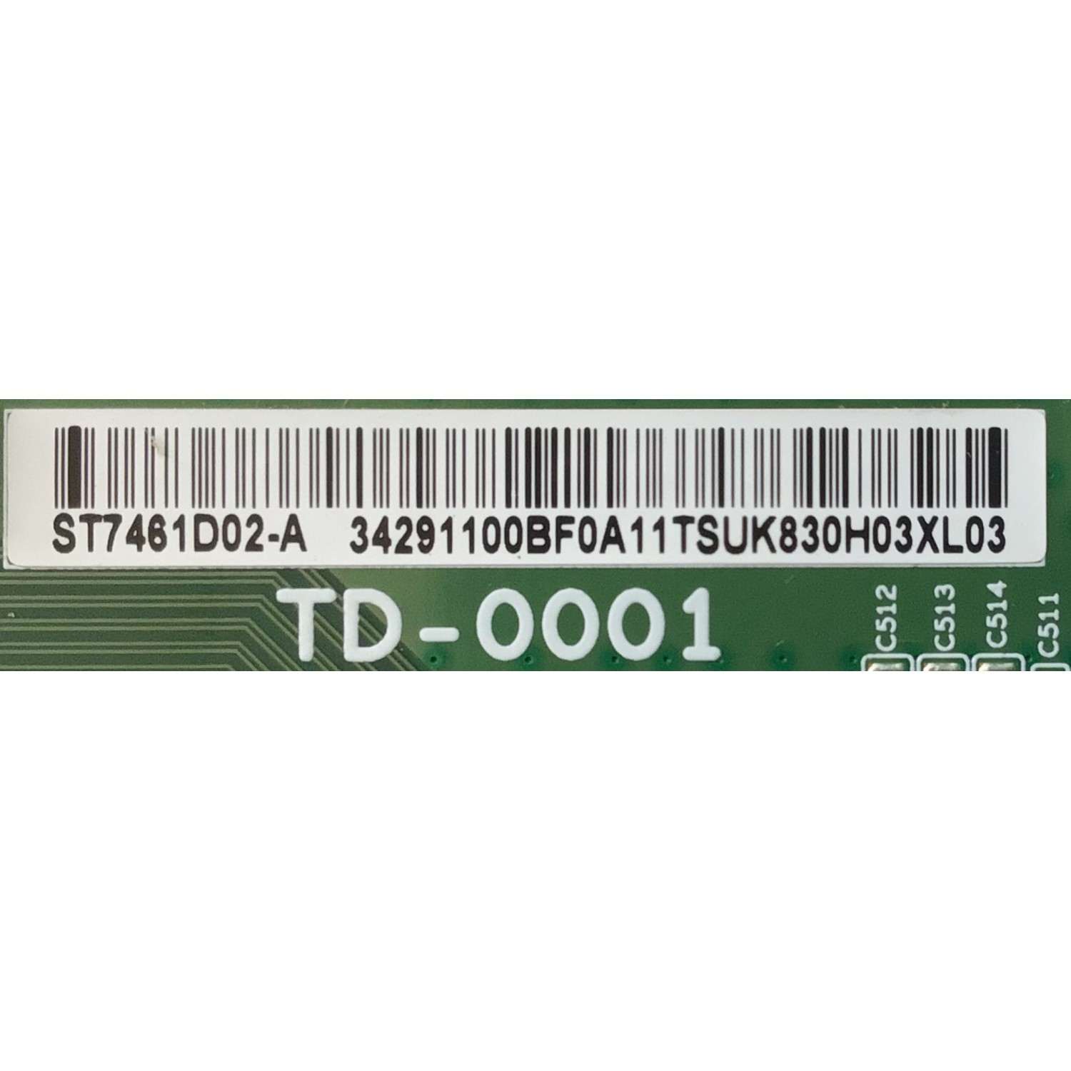KIT DE TARJETAS PARA TV SONY BRAVIA 4K·UHD·HDR / MAIN A5027325A 544 / 1-009-724-31 / T-CON ST7461D02-A / TD-0001 / 34.29110.0BF / 34291100BF0A11T / FUENTE 100442441 / AP-P484BM B / 2955071403 / PANEL YDBM075CCS11 / ST7461D02-A VER.2.5 / MODELO KD-75X85J - Imagen 3
