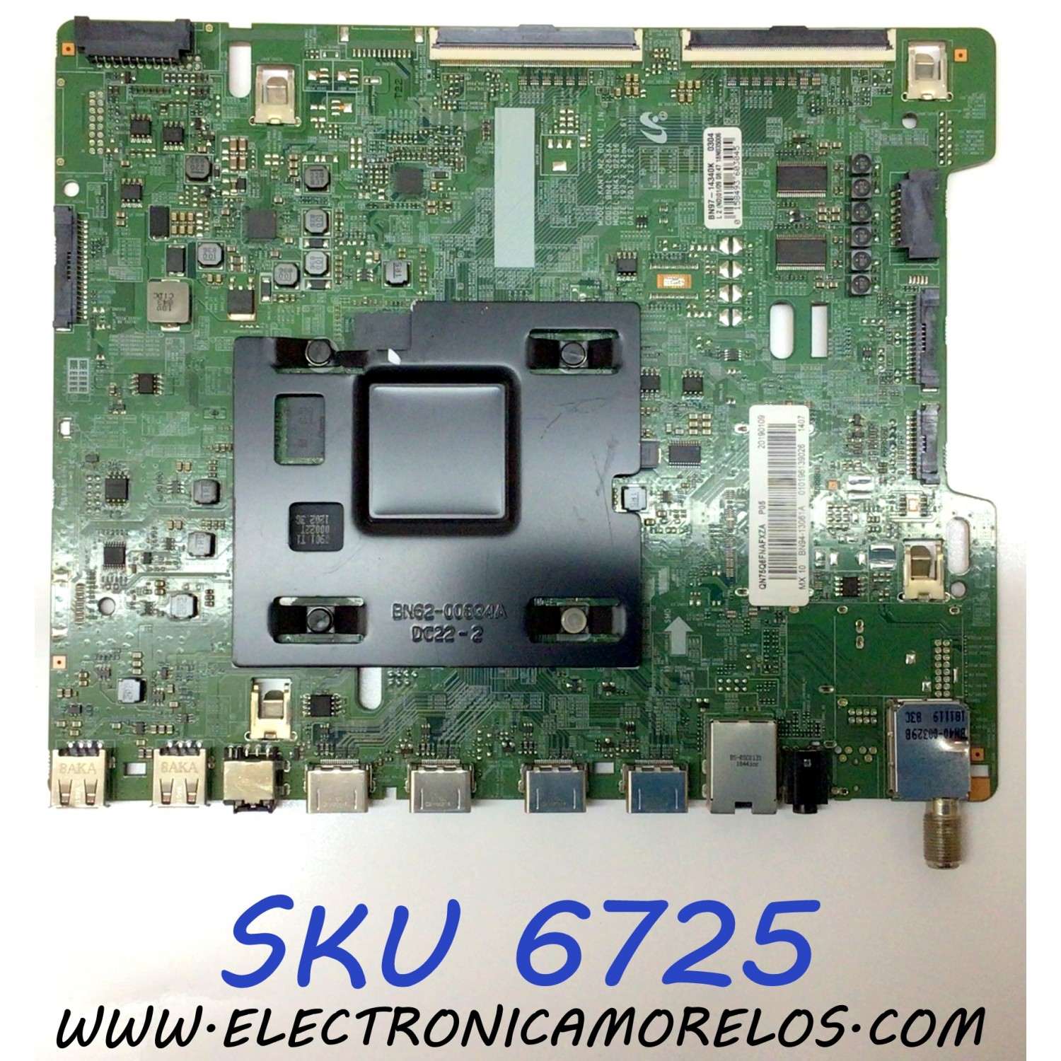 MAIN PARA TV SAMSUNG QLED 4K UHD HDR SMART TV / NUMERO DE PARTE BN94-13061A / BN41-02636A / BN97-14340K / PANEL CY-QN075FLLV1H / DISPLAY LSF750FF05-N01 / MODELO QN75Q6FNAFXZA