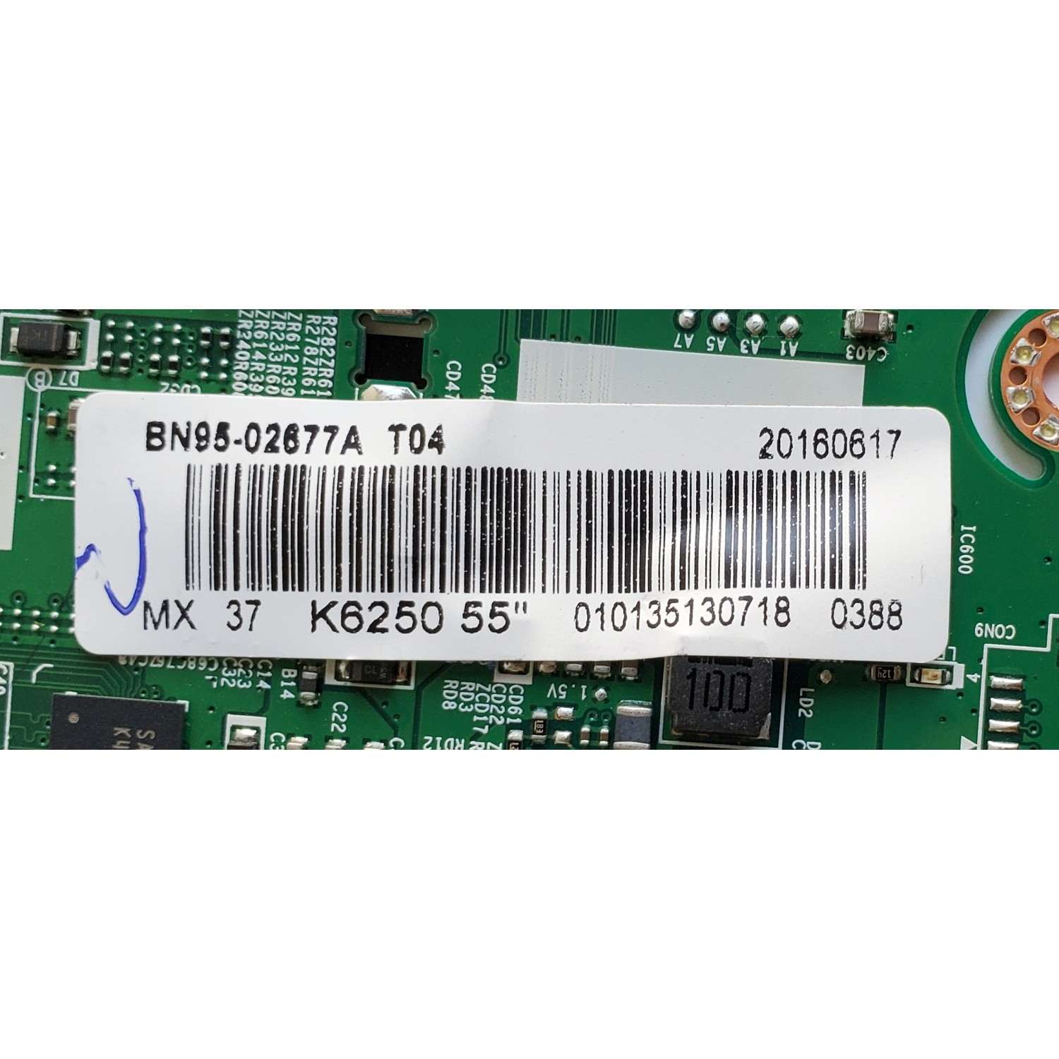 KIT DE TARJETAS PARA TV SAMSUNG CURVA FHD / NUMERO DE PARTE MAIN BN94-10996P / BN41-02534B / BN97-11139A / T-CON BN95-02677A / BN41-02481A / BN97-10799A / FUENTE BN4400872A / L55E1_KDY / BN44-00872A / PANEL CY-VK055BGLV3H / MODELO UN55K6250AFXZA FA01 - Imagen 3