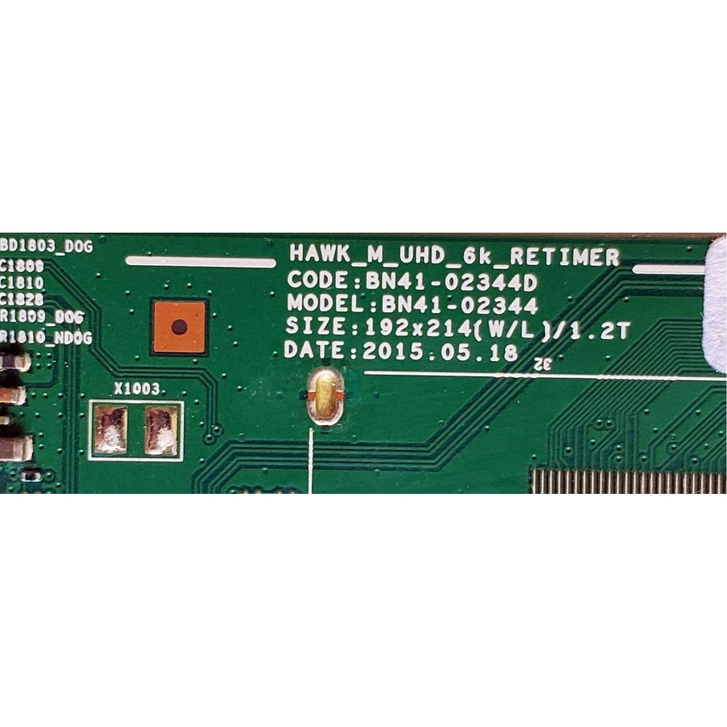 KIT DE TARJETAS PARA TV SAMSUNG CURVA·4K·UHD / MAIN BN94-10522P / BN41-02344D / BN97-10062C / FUENTE BN4400807E / L55S6_FSM / PSLF201S07A / BN44-00807E / T-CON BN95-01942A / BN41-02297A / BN97-09229A / PANEL CY-WJ055HGLVAH / MODELO UN55JU670DFXZA UH02 - Imagen 7