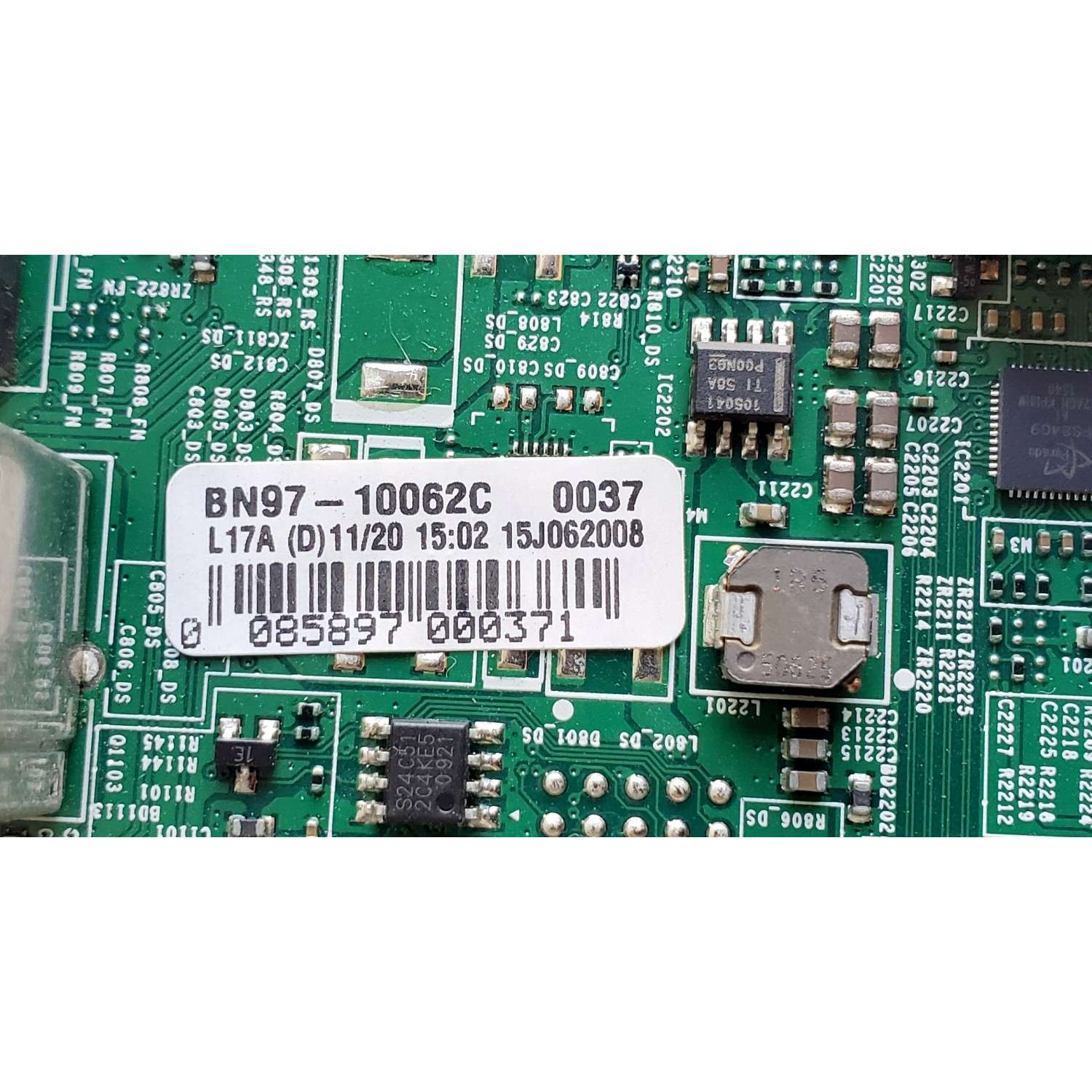 KIT DE TARJETAS PARA TV SAMSUNG CURVA·4K·UHD / MAIN BN94-10522P / BN41-02344D / BN97-10062C / FUENTE BN4400807E / L55S6_FSM / PSLF201S07A / BN44-00807E / T-CON BN95-01942A / BN41-02297A / BN97-09229A / PANEL CY-WJ055HGLVAH / MODELO UN55JU670DFXZA UH02 - Imagen 5