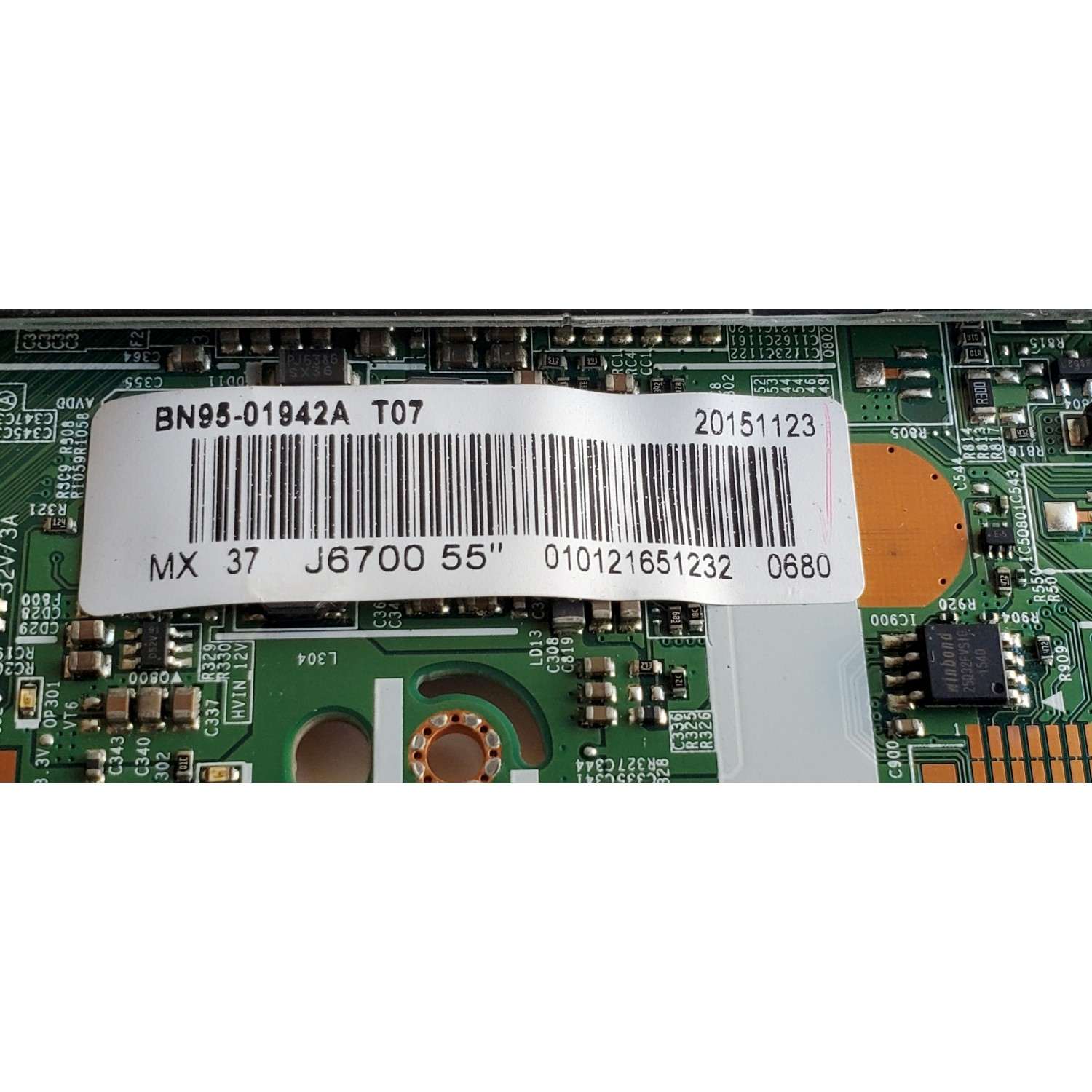 KIT DE TARJETAS PARA TV SAMSUNG CURVA·4K·UHD / MAIN BN94-10522P / BN41-02344D / BN97-10062C / FUENTE BN4400807E / L55S6_FSM / PSLF201S07A / BN44-00807E / T-CON BN95-01942A / BN41-02297A / BN97-09229A / PANEL CY-WJ055HGLVAH / MODELO UN55JU670DFXZA UH02 - Imagen 4