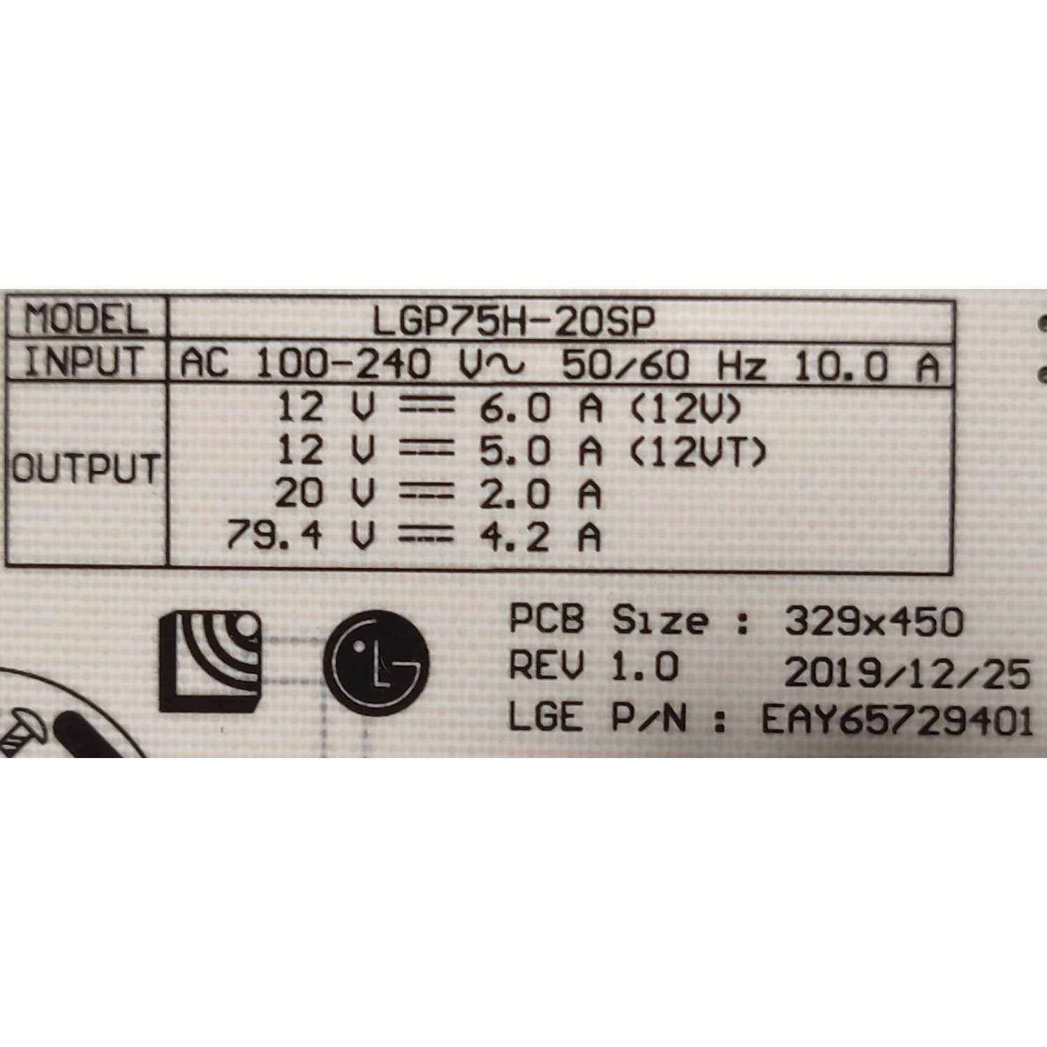 KIT DE TARJETAS PARA TV LG 8K / EBT66472001 / Class HDR 8K UHD Smart Nanocell IPS / EAX69086506(1.0) / 66066902 / EAY65729401 / 6871L-6053A / 6870C-0826A / LED DRIVER EBR89829401 / REV:0.4 / PANEL NC750DZD-AAJH1 / MODELO 75NANO99UNA.AUSWLJR - Imagen 2
