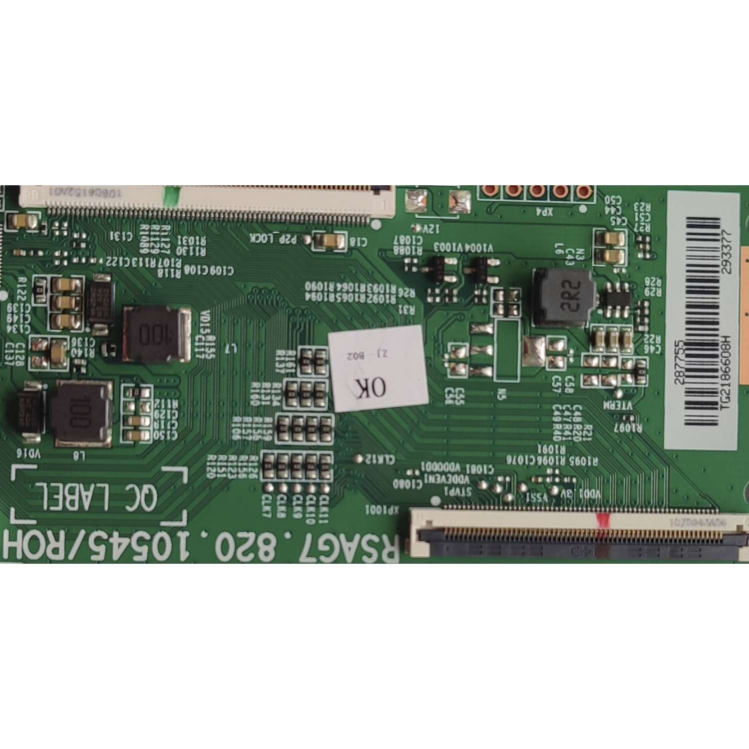 KIT DE TARJETAS PARA TV TOSHIBA·FIRE TV 4K·UHD·HDR / MAIN 291204 / TPD.MT9612.PB751 / 291203 / 55A511FUT / T-CON 287755 / RSAG7.820.10545/ROH / 293377 / PANEL HD550Y1U72-T0L2K2\GM\CKD3A\1\R / DISPLAY HV550QUB-F70 / MODELO 55C350KU 55A511FUT - Imagen 2