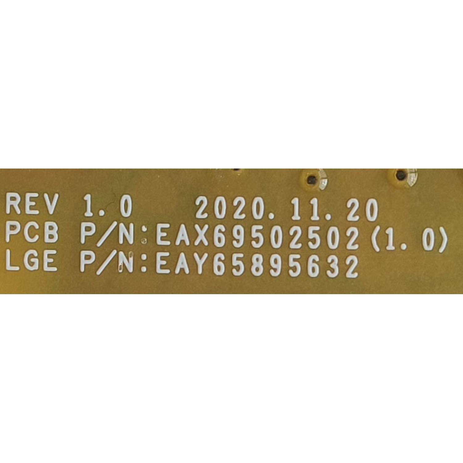 KIT DE TARJETAS PARA TV LG / MAIN EBT66747604 / EAX69487906(1.0) / FUENTE EAY65895632 / EAX69502502(1.0) / PANEL NC650TQG-AAKH3 / MODELO 65UP7670PUC.BUSYLKR - Imagen 2