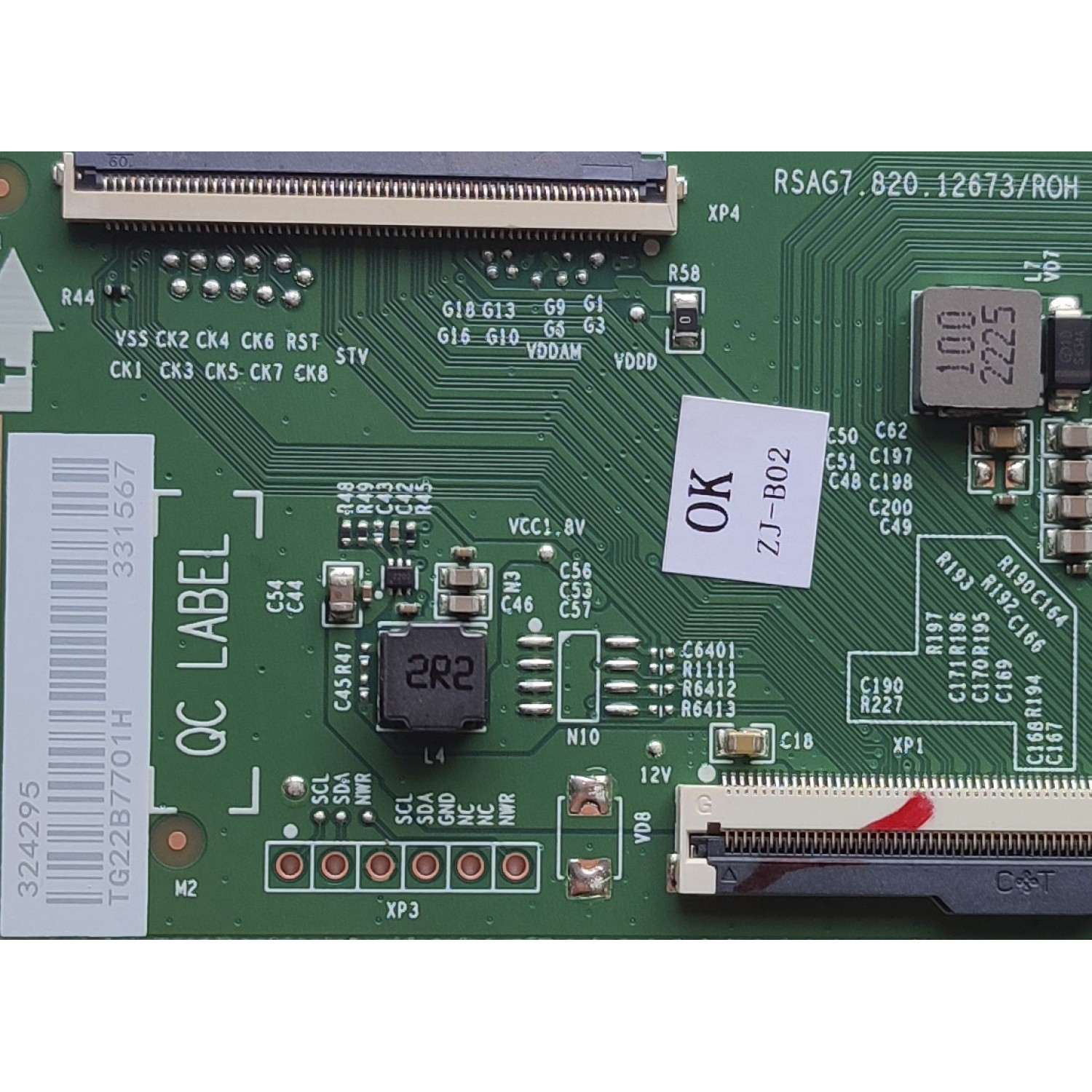KIT DE TARJETAS PARA TV HISENSE / NUMERO DE PARTE MAIN 324450 / RSAG7.820.11493/ROH / 65A53FUA(0012) / 324451 / T-CON 324295 / RSAG7.820.12673/ROH / 331567 / FUENTE 331382 / RSAG7.820.12362/ROH  / HD650Y1U41-T0LBBY / JR645R3HA3L / MODELO 65A6H 65A53FUA - Imagen 3