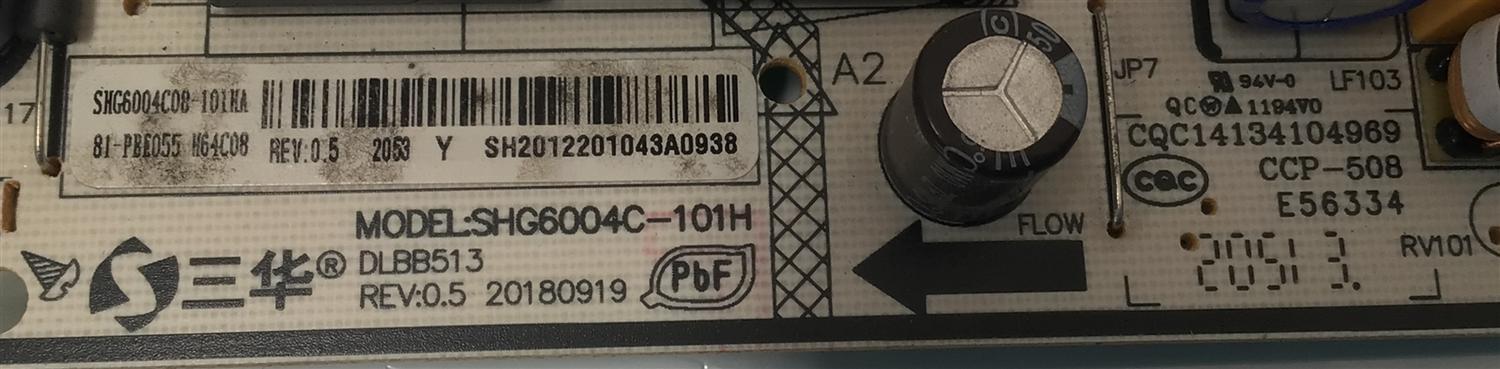 KIT DE TARJETAS PARA TV HKPRO / MAIN SVS671TA01-MA200CK / TD.NT72671.U781 / FUENTE 81-PBE055-H64C08 / SHG6004C-101H / T-CON N4TP580UHDPV6D / CC580PV6D / PANEL LVU580PADX E0011 / DISPLAY CC580PV6D VER.01  / MODELO HKP58UHD7 - Imagen 4