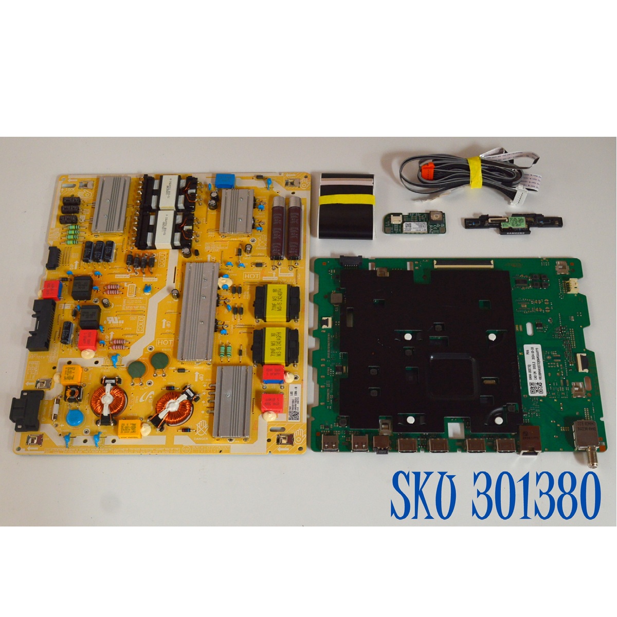 KIT DE TARJETAS ORIGINAL PARA TV SAMSUNG / NUMERO DE PARTE BN94-18372Q / BN41-03136B / BN9418372Q / FUENTE BN44-01106C / L65E8N_BHS / TM902CS / PANEL CY-QD065FGHV1H / DISPLAY ST6451D07-1 / MODELO QN65Q72DDFXZA / QN65Q72DDFXZA CA03