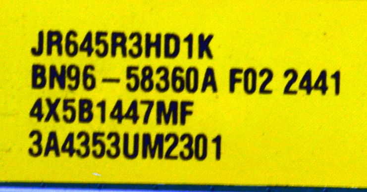 KIT DE TARJETAS ORIGINAL PARA TV ONN / NUMERO DE PARTE AMT9640-ZC01-01 / 515CT9640M10 / FUENTE TV6507-ZC02-01 / 514C6507M05 / T-CON TV75A0-ZC26-01 / 513C75A0M32 / PANEL JR645R3HD1K / DISPLAY JR645R3HD1K / MODELO 100012587 65" - Imagen 5